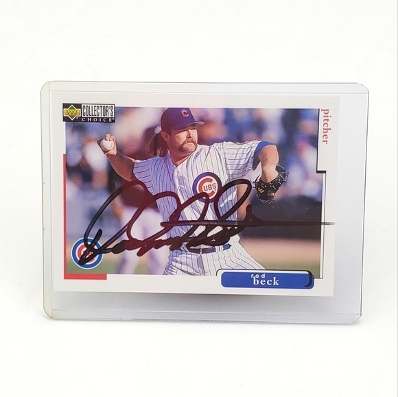 Rod Beck Signed Autographed Baseball Card 1998 Upperdeck #328 - Picture 1 of 8